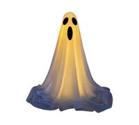 Décorations de fantômes polyvalentes pour les fêtes d'Halloween, base stable à l'eau, figurines étranges pour porche, pelouse, affichage LED, spectres d'Halloween, décorations d'extérieur