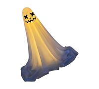 Décorations de fantômes polyvalentes pour les fêtes d'Halloween - Base stable - Figurines lumineuses pour porche et pelouse - Décorations de maison avec lumières