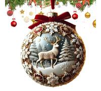 Décorations de fée de Noël en acrylique 2D - Pendentif de vacances de rêve | Décorations planètes de conte de fées de Noël pour maison de campagne pour rebord de fenêtre grand-mère B