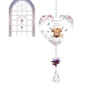 Décorations de fenêtre, pendentif romantique en acrylique - Pendentif décoratif en forme de vache pour femme - pour femmes, filles, amis, sœur, famille, porte, mur, salon, chambre à coucher, bureau