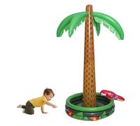 Décorations de festival - refroidisseur gonflable d'été, vecteurs ouverts pour la décoration 'événement de fête de natation d'été sur le thème hawaïen