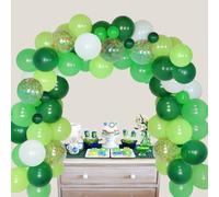 Décorations de Fête d'Anniversaire Grenouille - Kit Arche de Ballons Verts avec Ballons Grenouille Marche pour Fête Prénatale sur le Thème des Insectes Piscine d'été Fournitures de Fête à Thème Vert