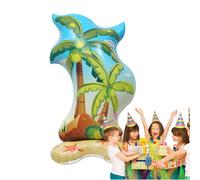 Décorations de fête de palmiers, palmiers gonflables en aluminium, accessoires photographiques hawaïens amusants pour anniversaires à thème baby shower réunions au restaurant