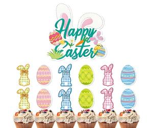 Décorations de Fête de Pâques - Guirlande Fanion Décoration Bienvenue Pour Fond | Décor Printanier Coloré Joyeux,Pour Mur Cheminée Étagère Printanière Jardin Décoration Maison