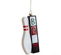 Décorations de fête de vacances avec décorations à suspendre en plastique de style rétro pour sapin de Noël avec console de jeu et panneau de signalisation (H)
