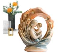 Décorations de fête des mères - Décorations d'intérieur pour mère | Anniversaire de maman réconfortante | Figurine décorative | Statue de moment de compagnonnage pour étagère, jour commémoratif
