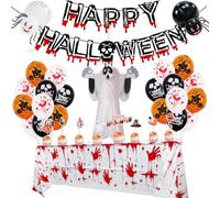 Décorations De Fête D'Halloween Accessoires De Décoration Sanglants Pour | Bannières Décoratives De Fête Pour Propriétaires Décorateurs Animateurs Événements Thématiques Mai