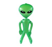 Décorations de fête extraterrestre - Jumbo Blow Up Alien | Décorations d'Halloween gonflables sur le thème extraterrestre de 35 pouces, jouet de gonflage extraterrestre vert jumbo, accessoires photo