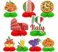 Décorations de fête italiennes - Pièces maîtresses italiennes pour table - Décorations italiennes - Thème de fête - Décoration italienne