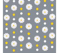 Décorations de fête Marguerites, Guirlande de Marguerites Jaunes et Blanches à Pois Guirlande de Fleurs 3D Double Face pour Printemps Été Anniversaire Bébé Baptême Mariage Rétro Groovy Hippies Décor