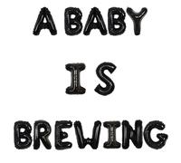 Décorations de fête prénatale « A Baby is Brewing » pour garçons, bière et Halloween, décorations de fête prénatale, ballons en aluminium