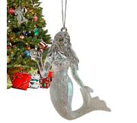 Décorations de fêtes au pays des merveilles, ensemble de décorations d'arbre de Noël | Décorations blanches scintillantes Décorations de Noël au pays des merveilles,Décorations de fêtes d'hiver pour l