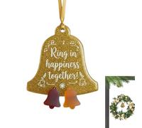 Décorations de Flocon de Neige en Verre de mer, Flocons de Neige, Arbres de Noël, Rennes, Cloches et Formes d'étoiles, Ornements d'arbre de Noël, Souvenirs d'amitié éternelle