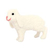 Décorations de gâteau de lapin, jouets de lapin pour | Jolies faveurs de fête de lapin réalistes | Figurines de lapin, jouets éducatifs pour animaux, décorations de bureau à domicile pour
