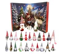 Décorations De Gnomes De Noël | Calendrier De Chômage De Noël, 2025 Christmas Gnome Advent Calendrier, Fun Gnomes Doll Hanging Box, Ornements De GnomesDe Noëlintéressant, Collection Et Cadeau