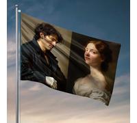 Décorations de grotte pour homme Portraits d'élégance : un drapeau romantique classique pour homme, grotte, bar, chambre, accessoires pour hommes (30 x 45 cm)