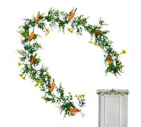 Décorations de Guirlande de Pâques,1.8 m Feuillage Printanier Artificiel Feuilles Vignes,Guirlande Artificielle pour Manteau De Cheminée | pour La Décoration De Porte Table Mur Escalier Arche