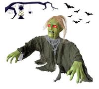 Décorations de Jardin pour Halloween, Piquets de Patio Fantôme pour Fêtes, Figurines Éclairées Effrayantes pour Halloween, Porche, Jardinière, Allée, Pelouse, Jardin, Festival, Anniversaire,