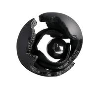 Décorations de la Table de Statues Simples Modernes Creative Black Incomplet Ball Ornements Office Bure