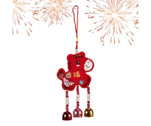 Décorations de l'année du Cheval, Ornements de Dessin animé Fortune - Décoration du Nouvel an Chinois | pour la Maison, Le Festival, la fête, la Porte, la fenêtre, la Table,