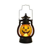 Décorations de lanternes citrouilles d'Halloween mini lanterne citrouille portable lumières LED citrouille à piles Type A
