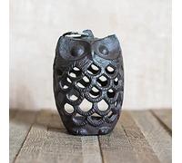 Décorations de lanternes de bougies, For bougies lanternes décoratives bougeoir hibou lanterne vintage en fer porte-bougie à thé ornement for la maison(A)