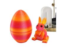 Décorations de lapin - Figurine de lapin en résine, ensemble d'accents saisonniers pastel, présentoir de table de fête ludique, collection d'ornements SpringXY | pour les fêtes de comple