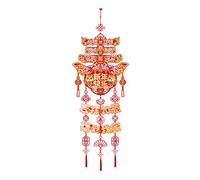 Décorations De Maison du Nouvel an Chinois,2026 Enseigne de Porte Suspendue en Noeud Chinois | Décorations pour Le Nouvel an,pour Chambre Salle de Bain Porte d'Entrée Hall d'Entrée Anniversaire Maria