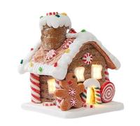 Décorations de maison en d'épice, décorations de Noël douces et brillantes, décorations de Noël en d'épice au design classique, adorables figurines du pays des merveilles d'Invi