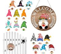 Décorations de nain de Noël | Accessoires saisonniers interchangeables magnétiques | Décorations saisonnières | pour amis, adultes, hommes, femmes, vacances, porche, maison, jardin, intérieur et