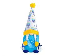 Décorations de nains pour la maison - Cadeaux et décorations juifs, cadeaux de nains de Hanukah, ornements pour la maison et plateau à étages (blanc)
