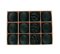 Décorations de Noël | 12 pièces de décoration feutrée | 8 cm anti-rupture décoration de Noël - Pour la maison intérieure fête vacances hiver fenêtre murale et affichage saisonnier