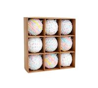 Décorations de Noël, 9/16 Boules de Noël incassables en Mousse, décorées Bonbons, à Suspendre for Les fêtes Fin d'année(3.15'')