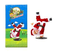 Décorations de Noël à l'envers Street Dance Père Noël électrique Musique Jouets F Décorations de Noël Extérieur Gonflables