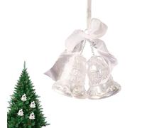 Décorations De Noël À Suspendre en Cris-tal - Décorations De Sapin De Noël À Suspendre | Étoiles, Élans, Clochettes Pendentifs Réutilisables, Décoration Intérieure Et Extérieure pour La Maison (D)