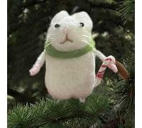 Décorations de Noël à suspendre en feutre et citrouille - Décoration d'Halloween avec une aiguille de citrouille - Noël avec une aiguille cadeau miniature (C, taille unique)