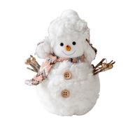 Décorations de Noël - Adorable poupée bonhomme de neige tricotée - Bureau de vacances parfait pour une ambiance festive confortable (B, 15 cm)