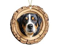 Décorations de Noël Animal Pendentif en Acrylique 2D Décoration à Suspendre Amusant Mignon Boules de Noel Ornements pour Sapin de Noël, La Maison, La Voiture, Le Bureau, La Fête