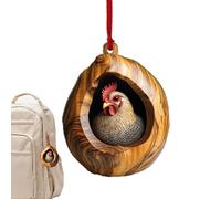 Décorations de Noël Animaux - Ornements de Noël Animaux en Acrylique 2D | Pendable Portable pour Voiture Maison Sacs Cadeaux Téléphones et Collègues