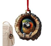 Décorations de Noël Animaux - Ornements Mignons en Acrylique 2D pour Arbre et Décoration | Pendable Portable pour Voiture Maison Sacs Cadeaux Téléphones et Collègues