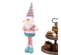 Décorations de Noël avec des Gnomes Nain Festif Décoratif Ornement De Table | Peluche Gnome de Noël Pour Chambre à Coucher Salon Cuisine Espace Intérieur télescopique rose et bleue vieil homme