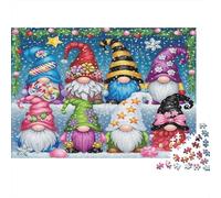 Décorations de Noël avec des Gnomes Puzzle 1000 Pièces Adulte Adultes Activité D’intérieur Puzzle Éducatif Amélioration De La Mémoire Écologique Carton Recyclé 100% 52x38cm/1000pcs