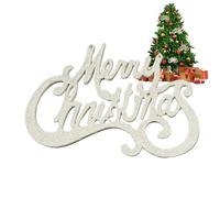 Décorations de Noël avec lettres, décorations de sapin de Noël, alphabet avec lettres - Pendentifs de Noël étincelants pour amis