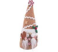 Décorations de Noël Beige Coloré Sable Tissu Fille 8 x 6 x 19,5 cm