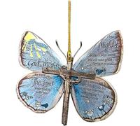 Décorations de Noël blanches argentées, papillons, croix de Jérémie, décorations de sapin de Noël, décorations de sapin de Noël, accessoires de décoration de Noël noirs, ornements décoratifs à