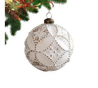 Décorations de Noël Boules - Boules Suspendables 8 cm,Pampilles de Fêtes Charmantes,pour Arbre de Noël Fenêtre Jardin Allée Porche Table Guirlande