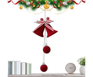 Décorations de Noël - Boules de Noël floquées résistantes aux éclats - Résistantes à la destruction - Décoration à suspendre pour magasin, maison, fête, vacances, décoration festive