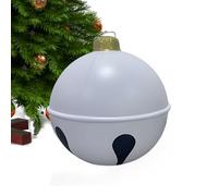 Décorations de Noël Boules Extérieures - Ornements Grands en PVC de 61 cm - Ornements Boules À Gonfler | pour Décoration Festive De Noël, Porche, Jardin, Extérieur Et
