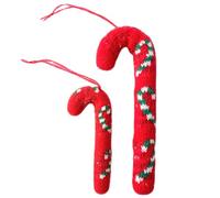 Décorations de Noël Candy Cane, guirlandes en feutre, faites à la main | Candy Canes Décorations de Noël réalistes pour sapin de fête, enfants, famille, compagnons scolaires