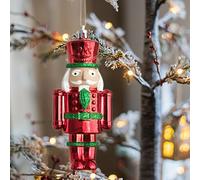 Décorations de Noël Casse-Noisette pour Sapin - Ornement de Figurine Casse-Noisette pour Arbre de Noël - Figurine Traditionnelle pour Chambre Salon Bibliothèque
